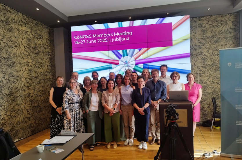 attendees of thirteen countries at the CoNOSC meeting in Ljubljana June 2025